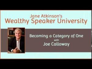 Jane Atkinson interviews Joe Calloway