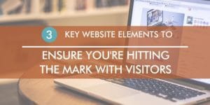 Key website elements for speaking sites