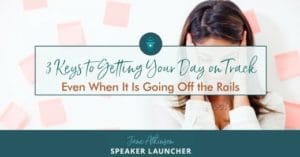 stop and reset helps getting your day on track