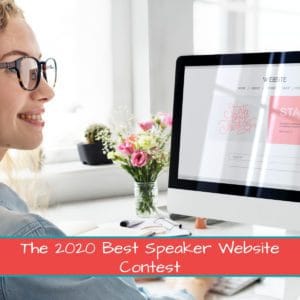 The 2020 Best Speaker Website Contest