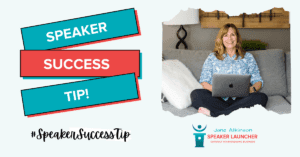 Speaker Success Tips - Jane Atkinson