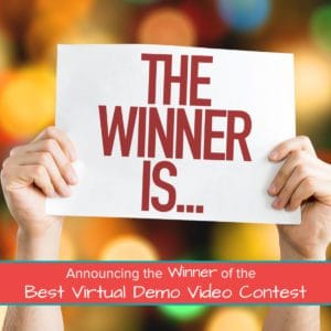 Announcing the Winner of the Best Virtual Demo Video Contest Featured Image