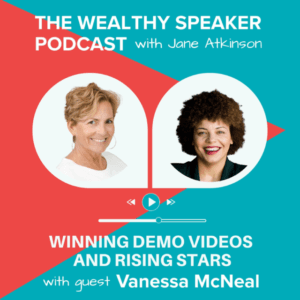 image of Jane Atkinson and Vanessa McNeal and text that says Winning Demo Videos and Rising Stars with Vanessa McNeal