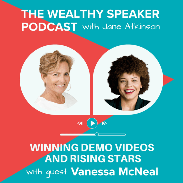 image of Jane Atkinson and Vanessa McNeal and text that says Winning Demo Videos and Rising Stars with Vanessa McNeal